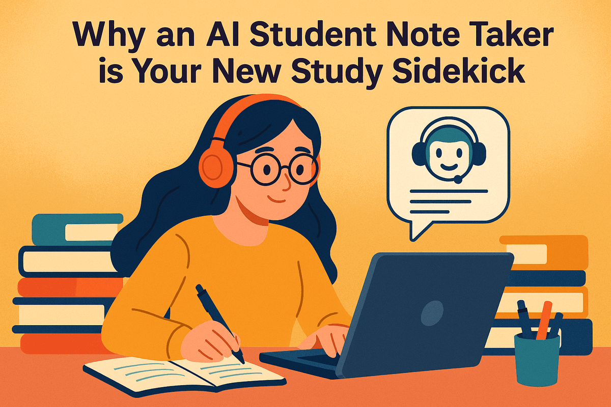 Why an AI Student Note Taker is Your New Study Sidekick
