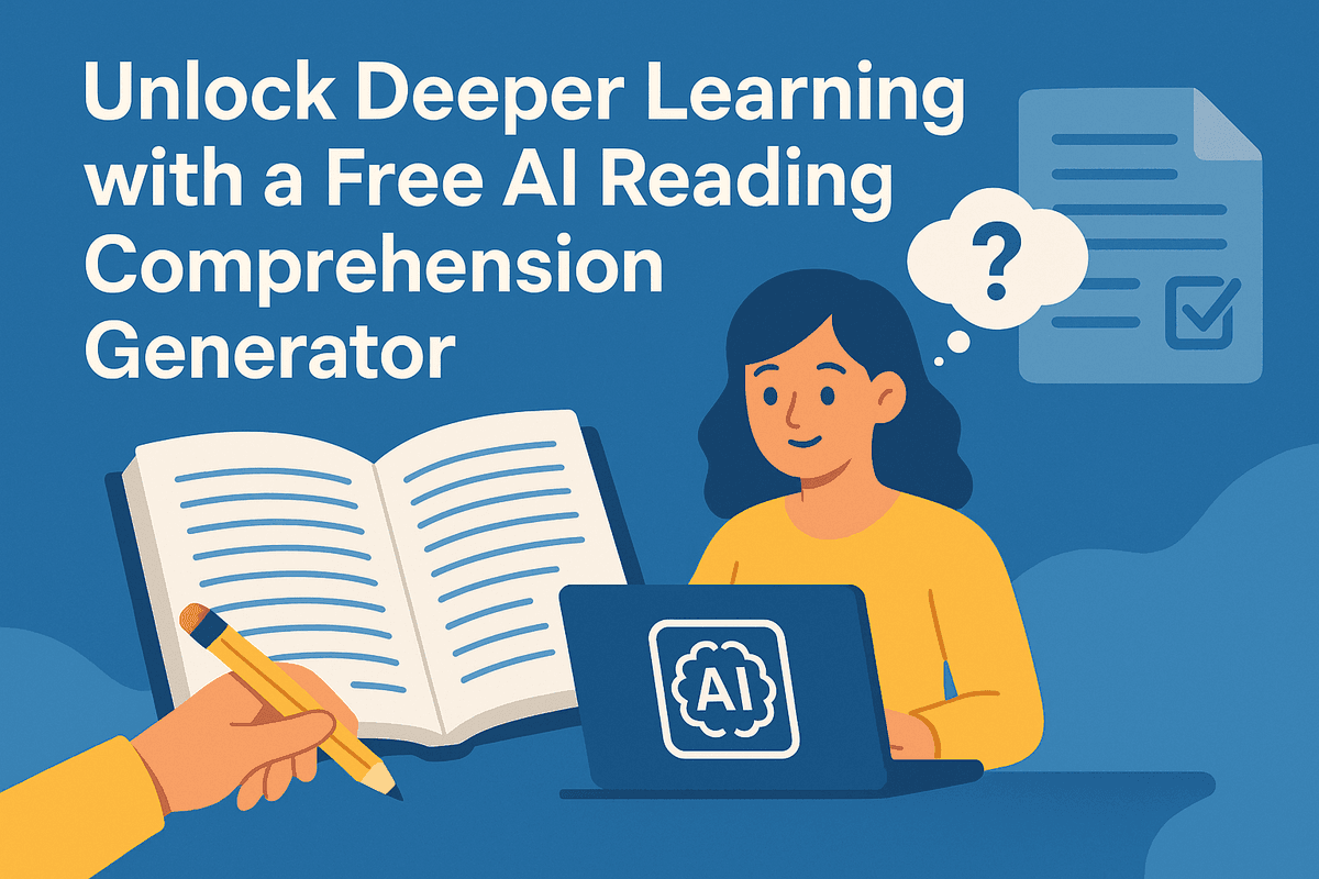 Unlock Deeper Learning with a Free AI Reading Comprehension